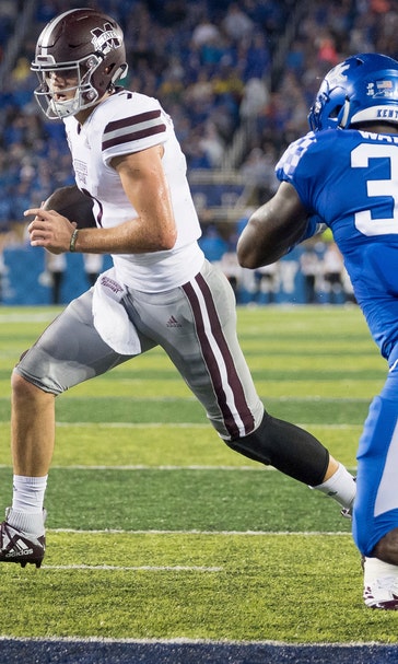 Snell leads Kentucky past No. 14 Mississippi State 28-7
